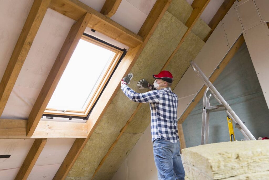 ECO scheme room in roof insulation